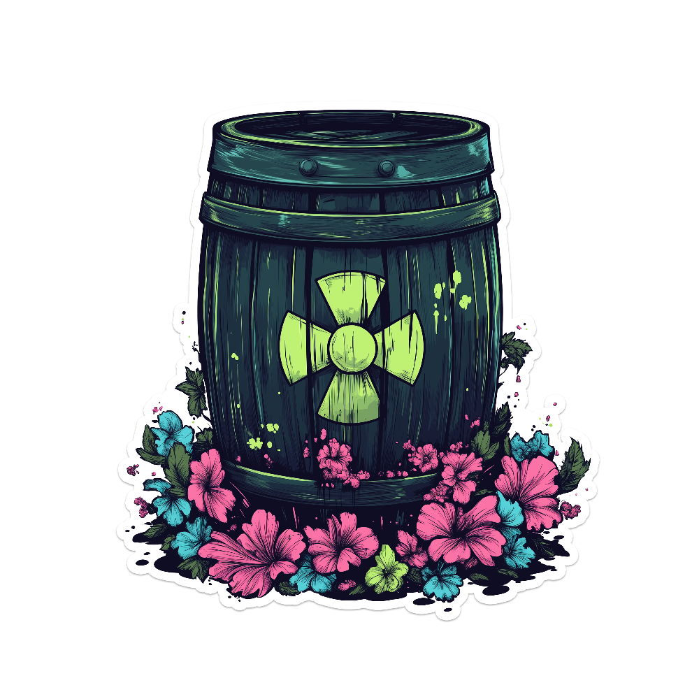 Toxic Barrel Sticker