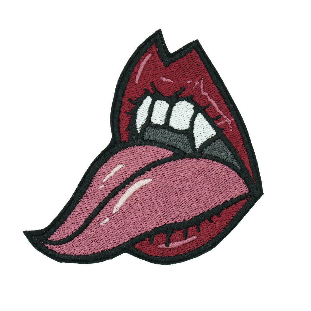 Vampire French Kiss Iron On Patch
