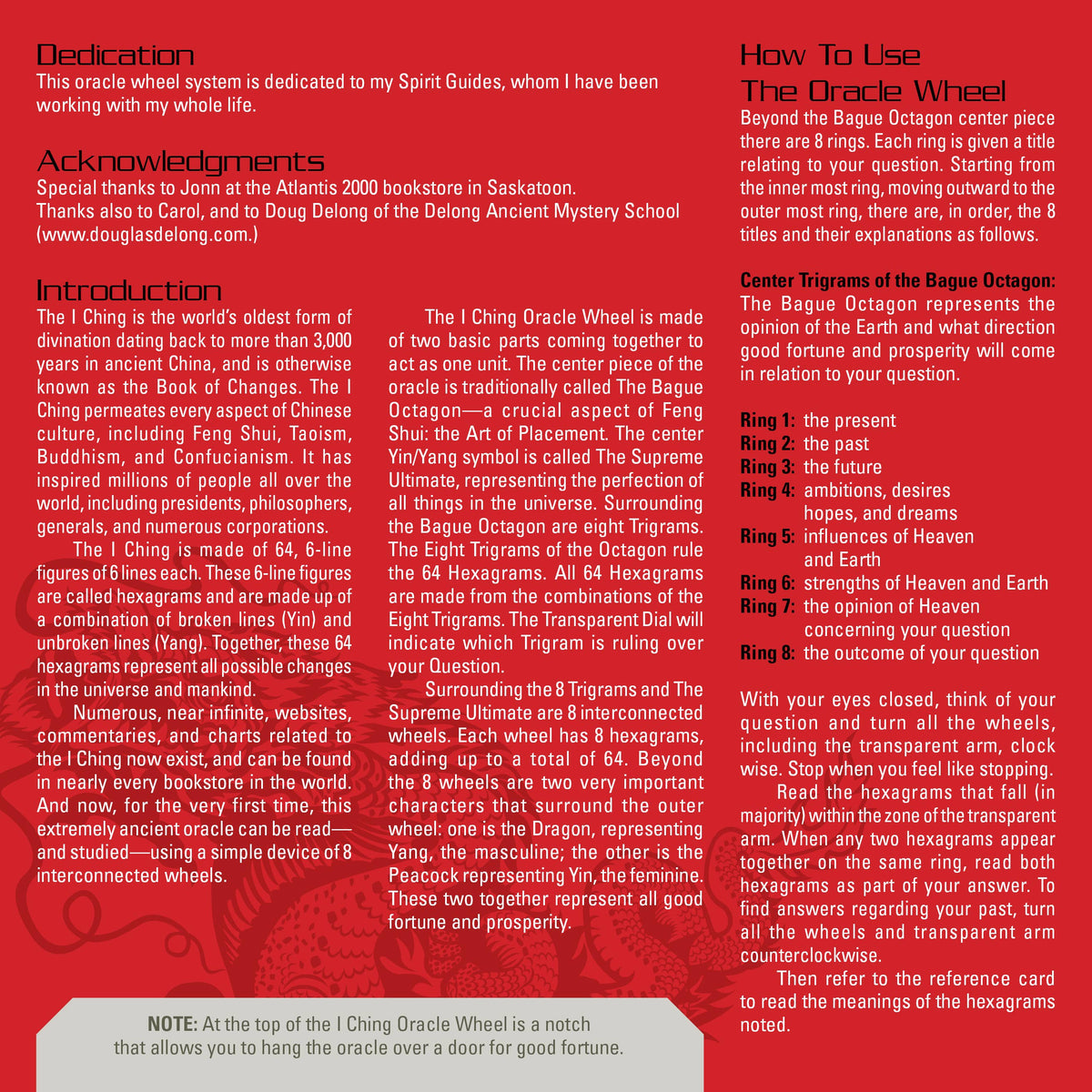 The I Ching Oracle Wheel: A Divination System