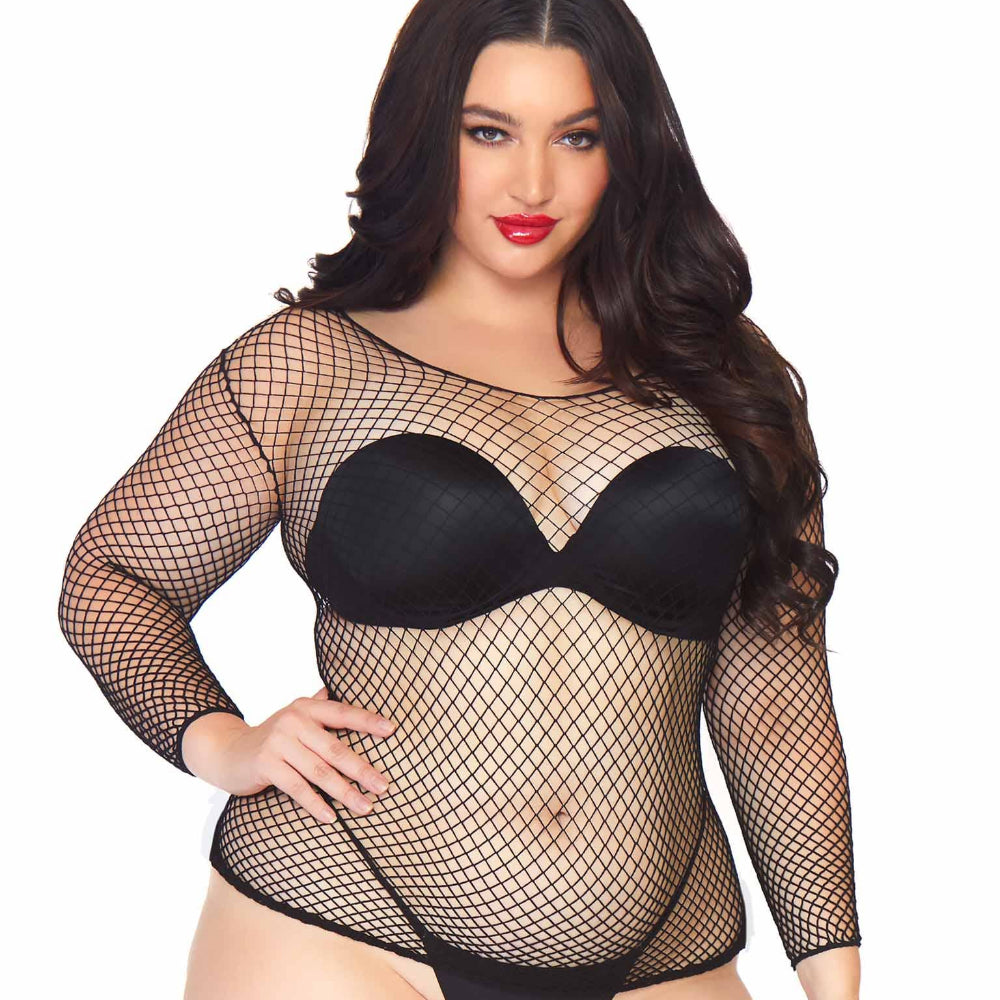 Fishnet Shirt Plus Size