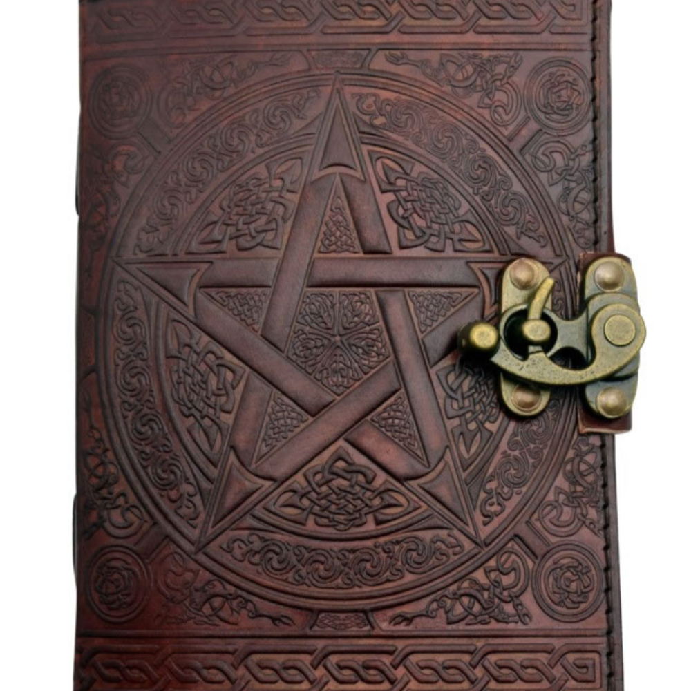 Pentacle Brown Leather Journal