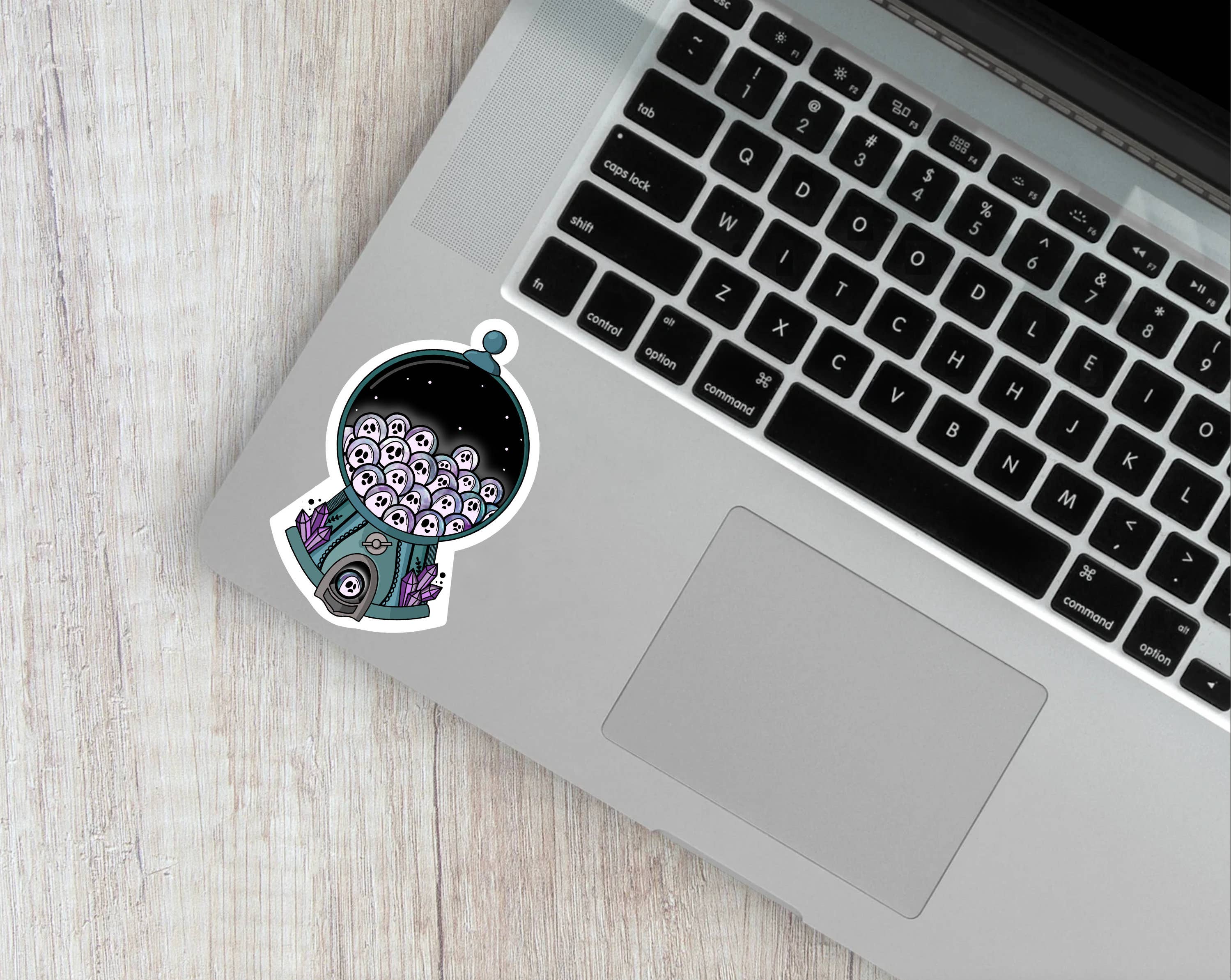 Spooky Gumball Machine Sticker, Halloween Stickers