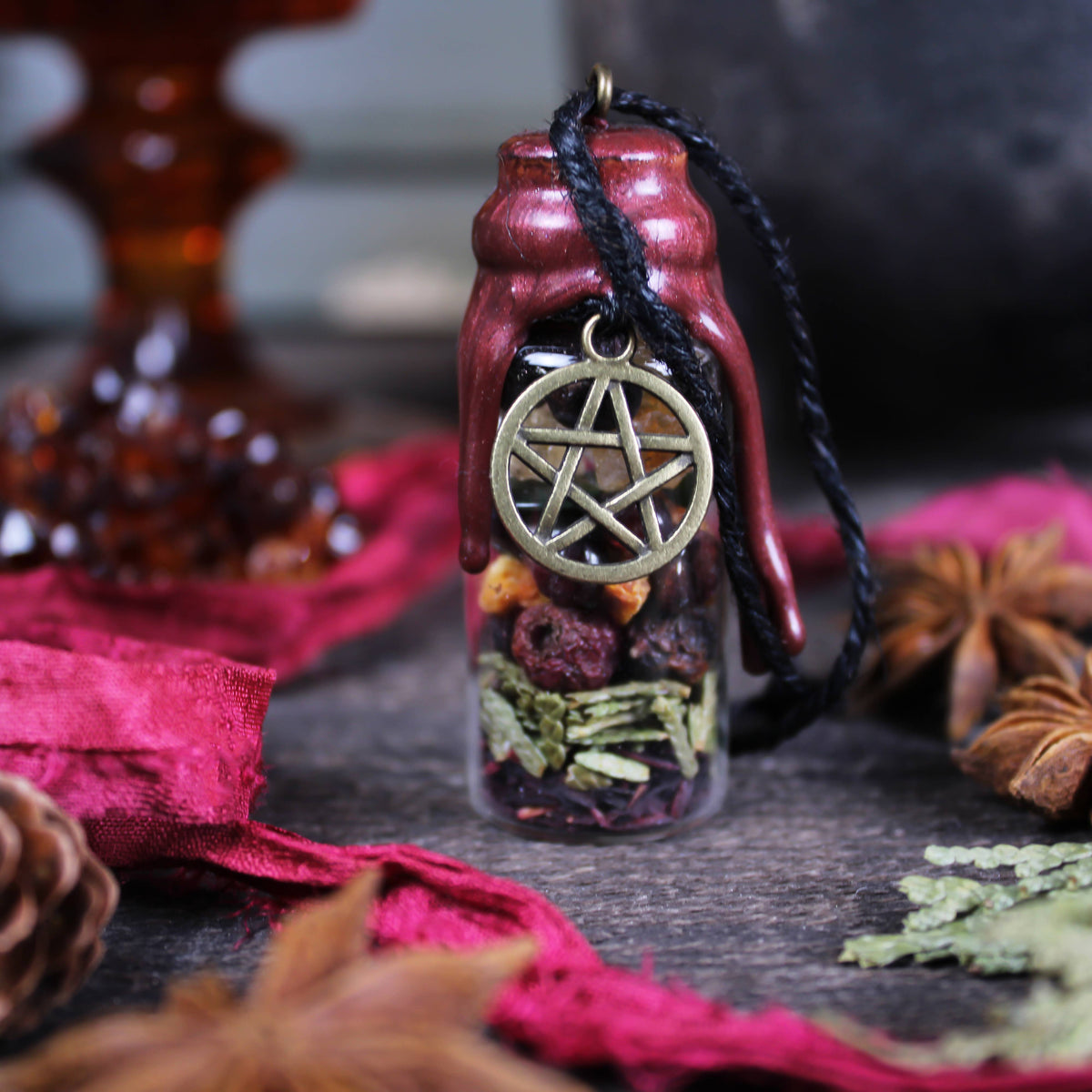 Yule Spell Jar Ornament
