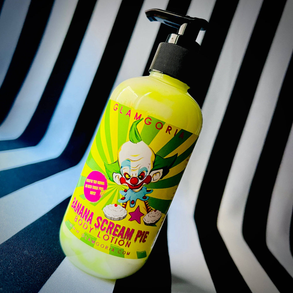 Killer Klowns Banana Scream Pie Body Lotion