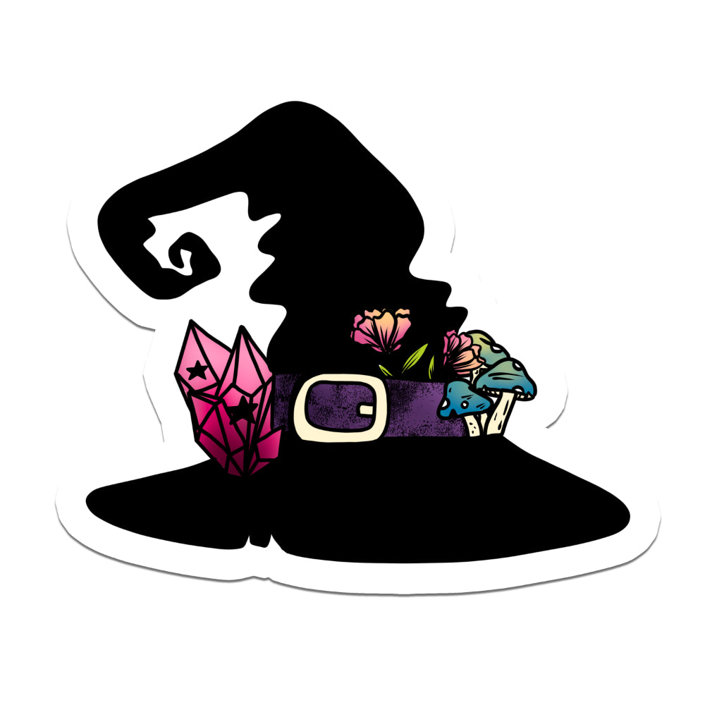 Witch Hat Vinyl Sticker