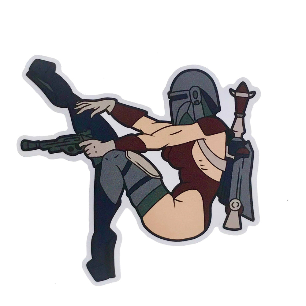 Miss Mando Sticker