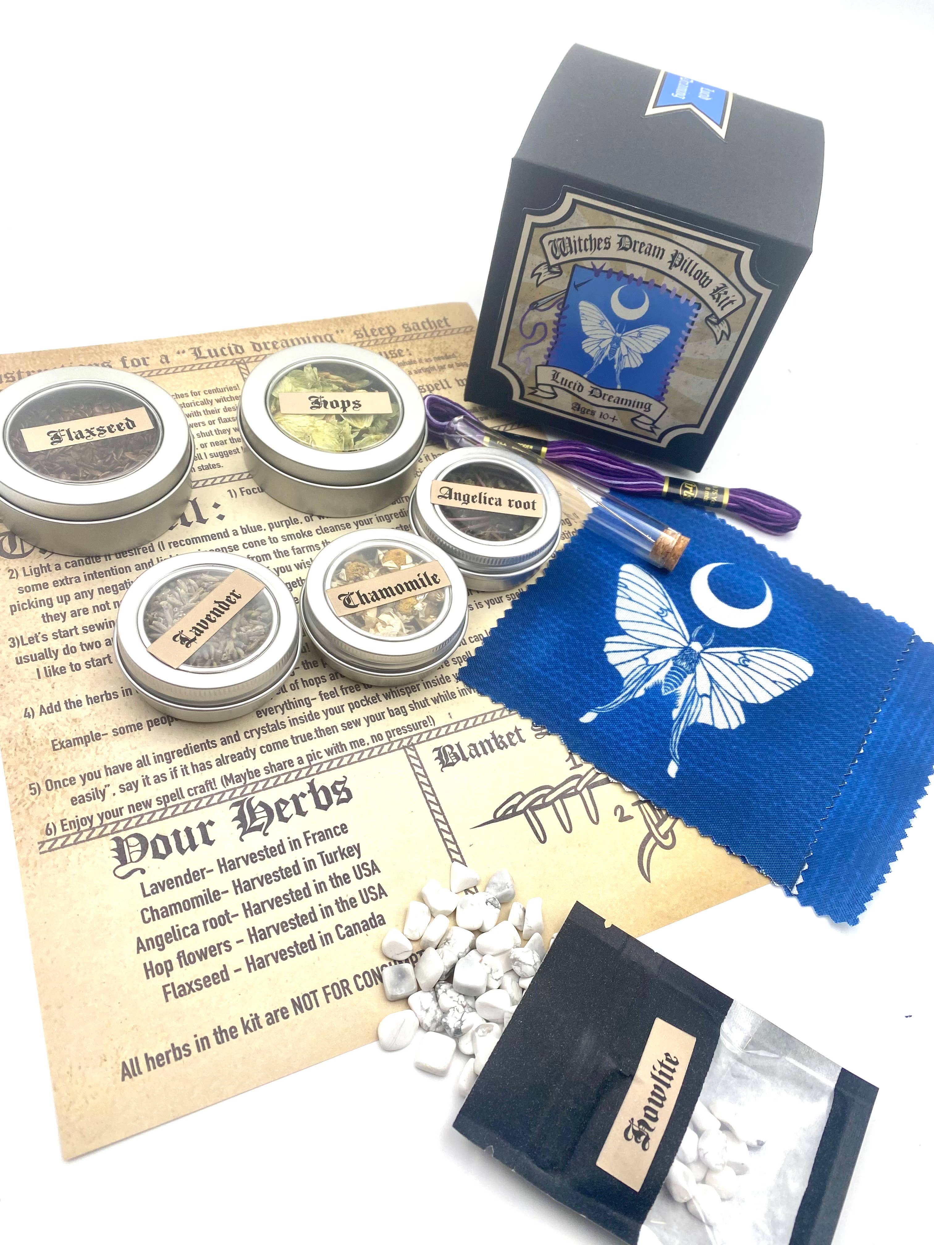 Witches Dream Pillow Kit - Lucid Dreaming!