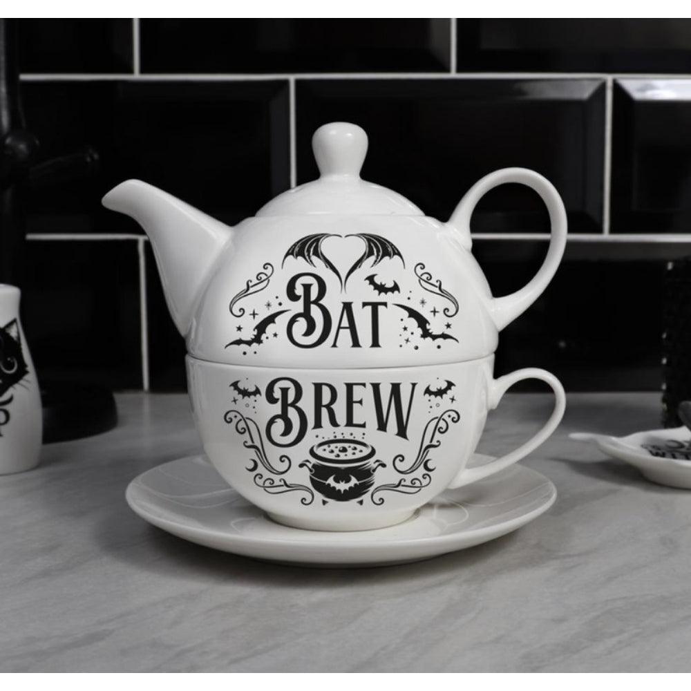 Bat Brew Teapot and Cup
