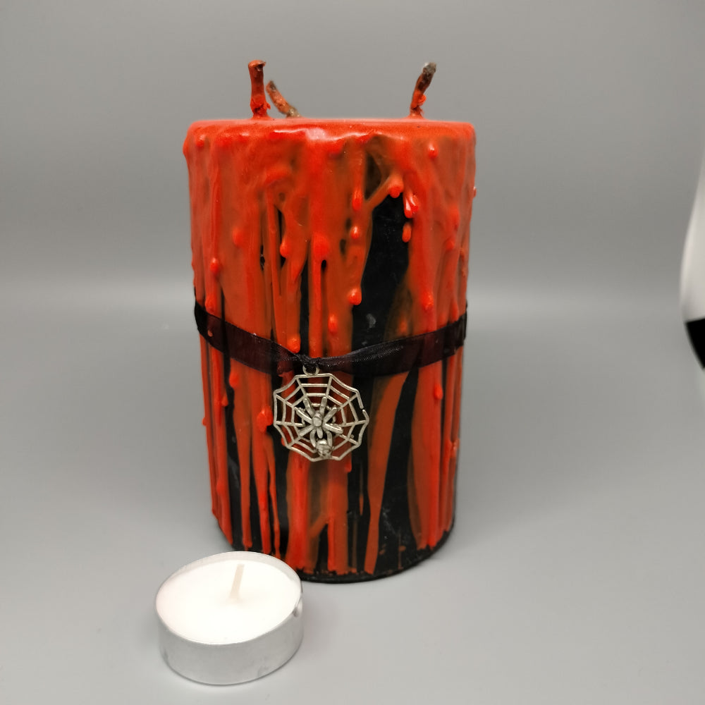 Gothika Beeswax Candle Pumpkin Ghost