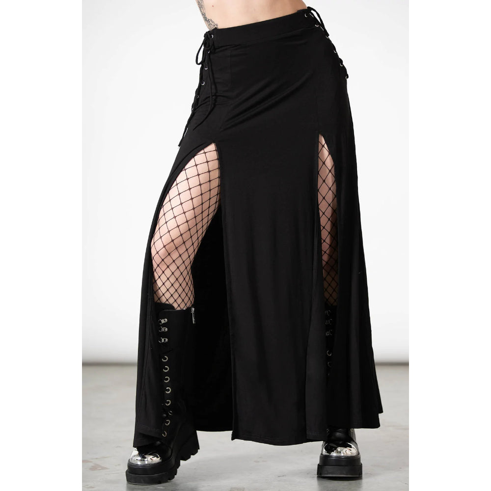 Hellverina Split Skirt Clothing Killstar   
