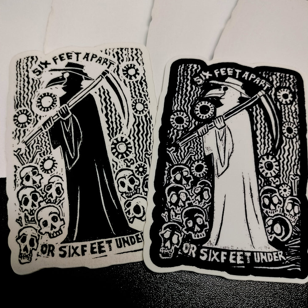 Six Feet Under - Local Sticker