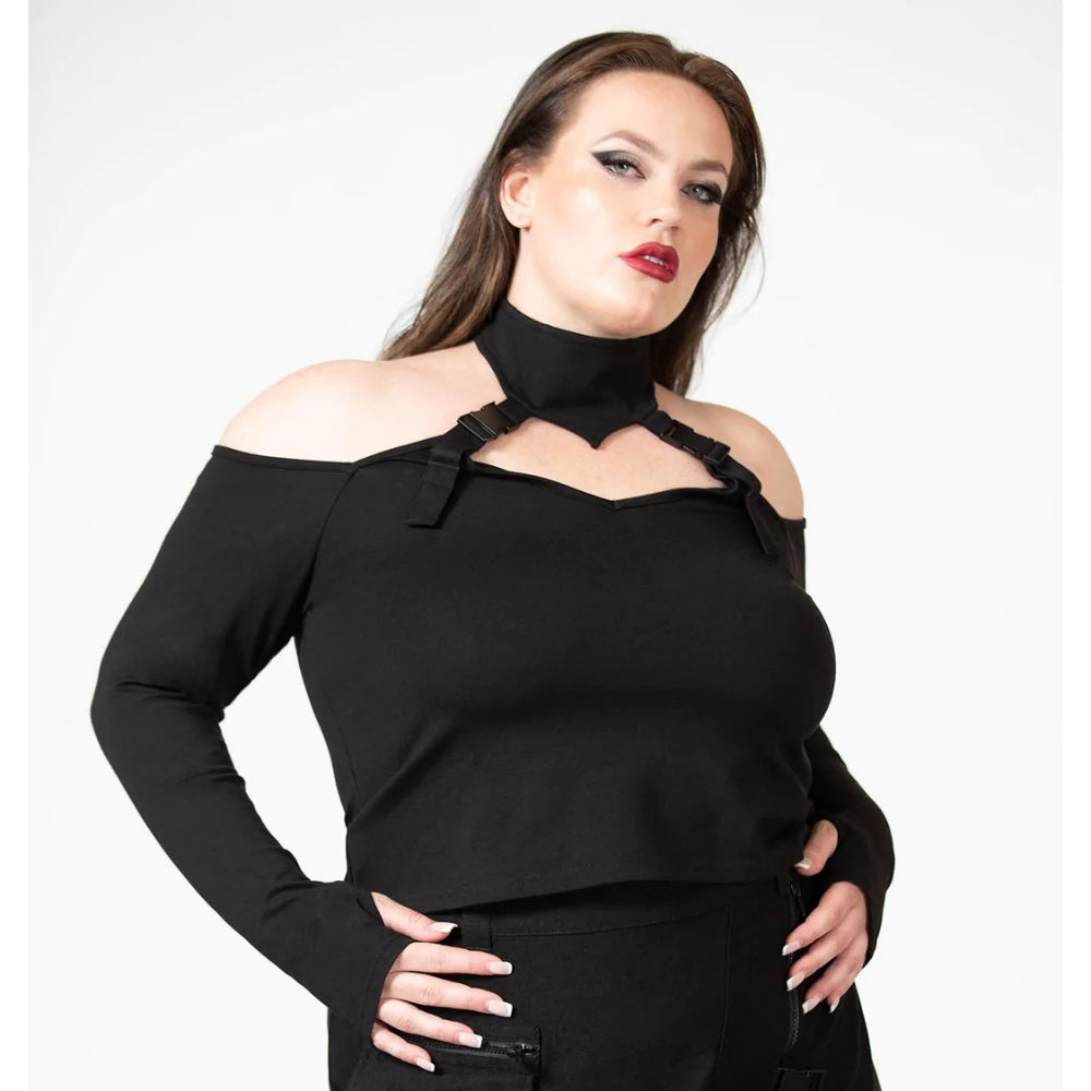 Oralia Cold Shoulder Top