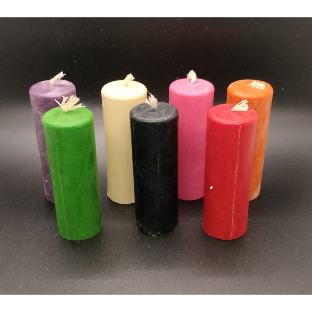 Cylinder Beeswax Candle 4 inches