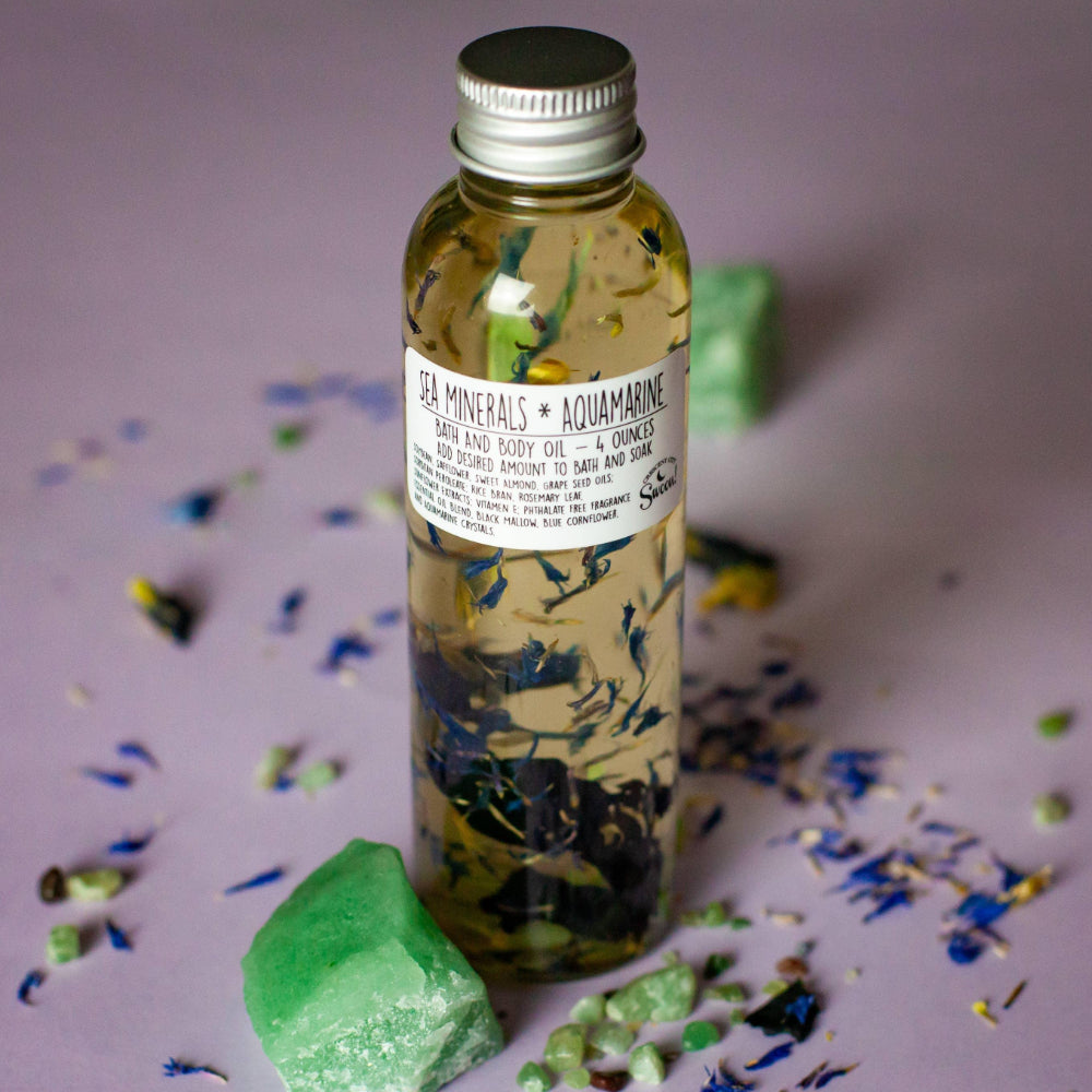 Aquamarine Sea Minerals Bath and Body Oil