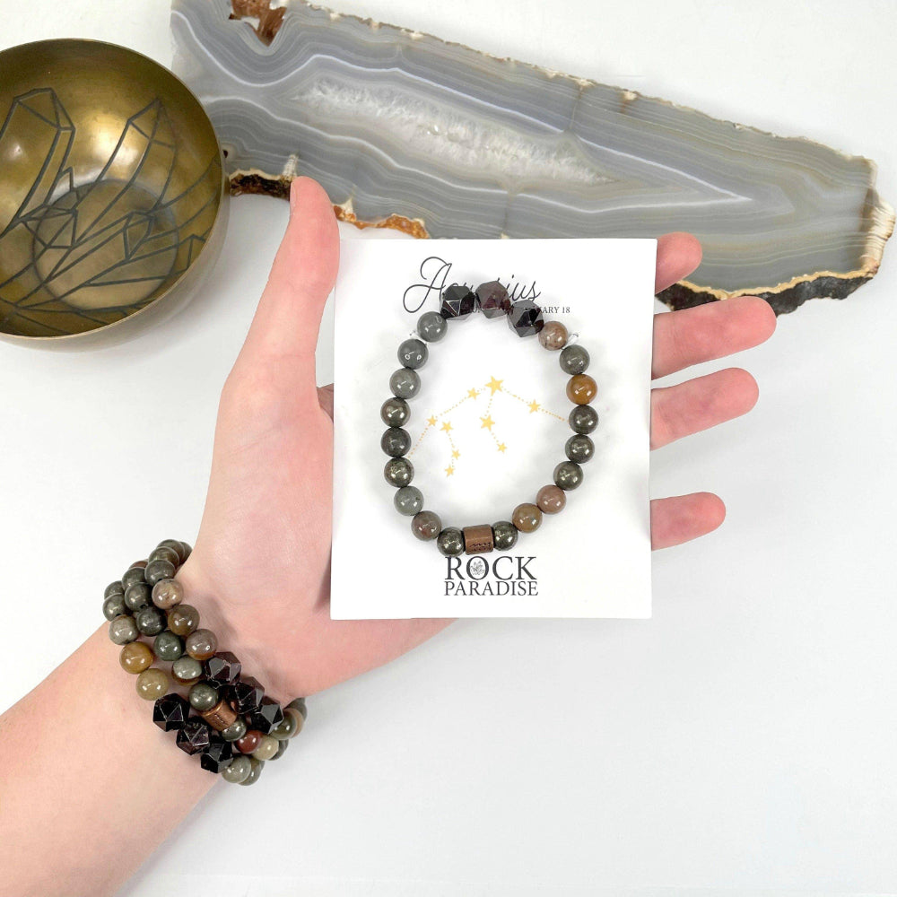 Aquarius Zodiac Bracelet