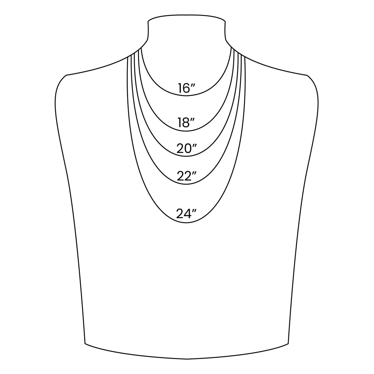 Stainless Steel Rope Chain Necklace