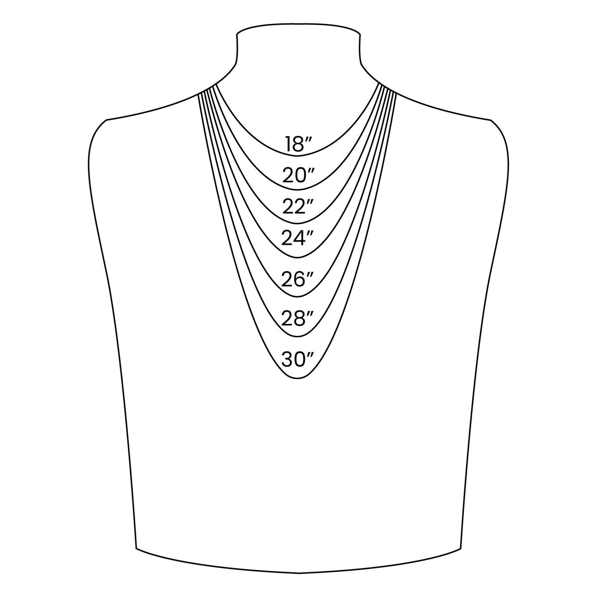 Stainless Steel Rope Chain Necklace