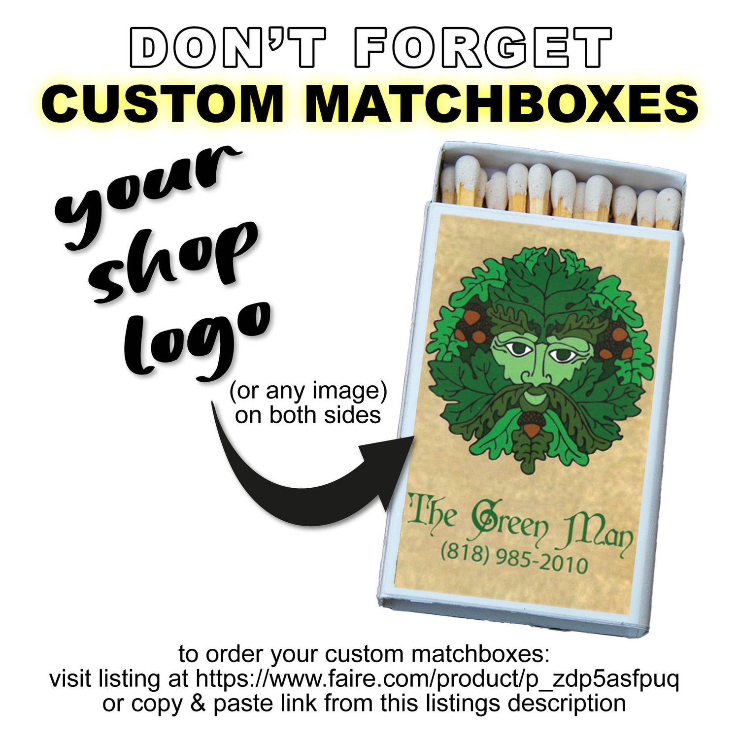 Sigil of Baphomet Matchbox