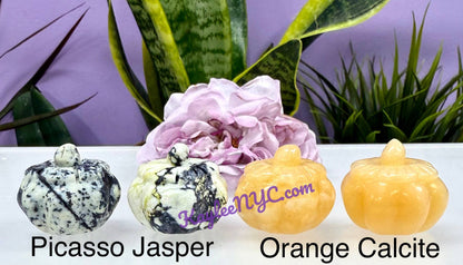 Assorted Stone Pumpkins