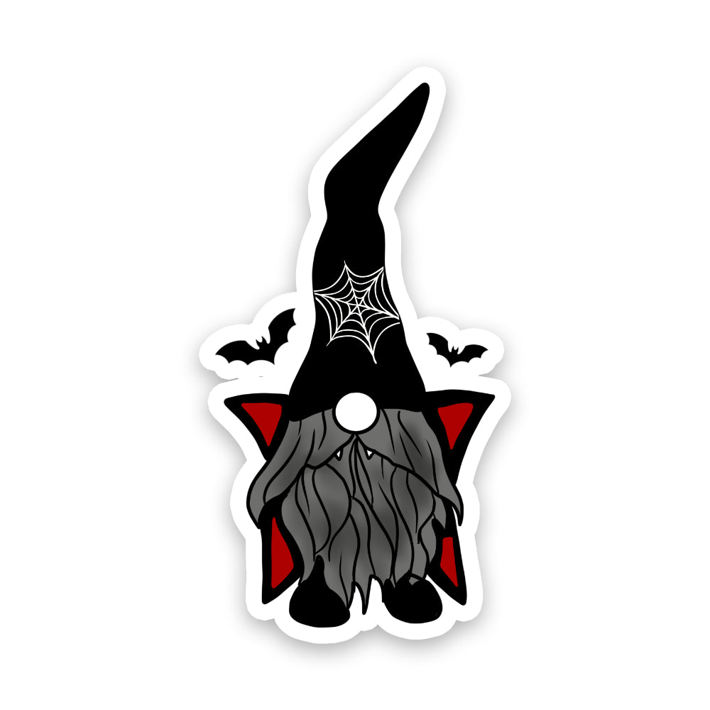 Goth Gnome Vinyl Sticker