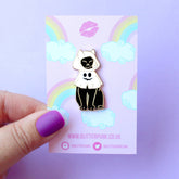 Ghost Costume Cat Enamel Pin