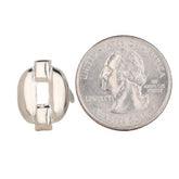 Anchor Chain Stud Silver