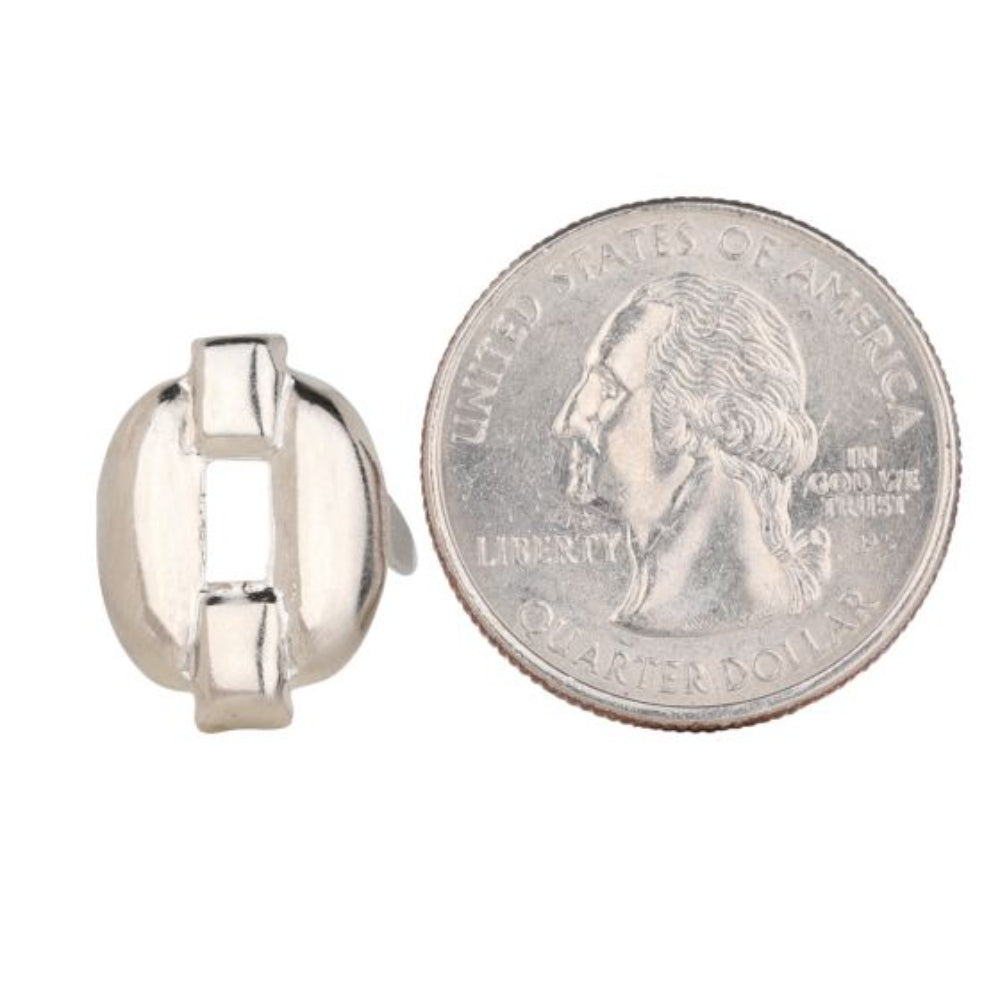 Anchor Chain Stud Silver