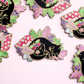 Fall Cat Embroidered Patch