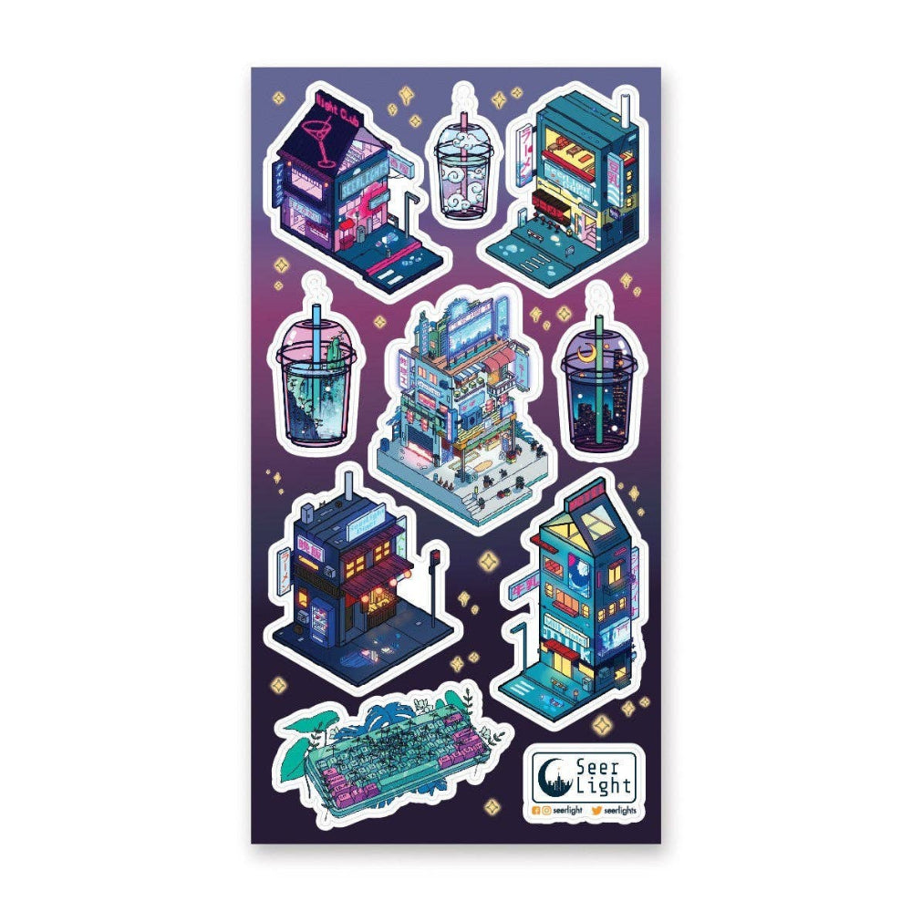 After Dark Sticker Sheet