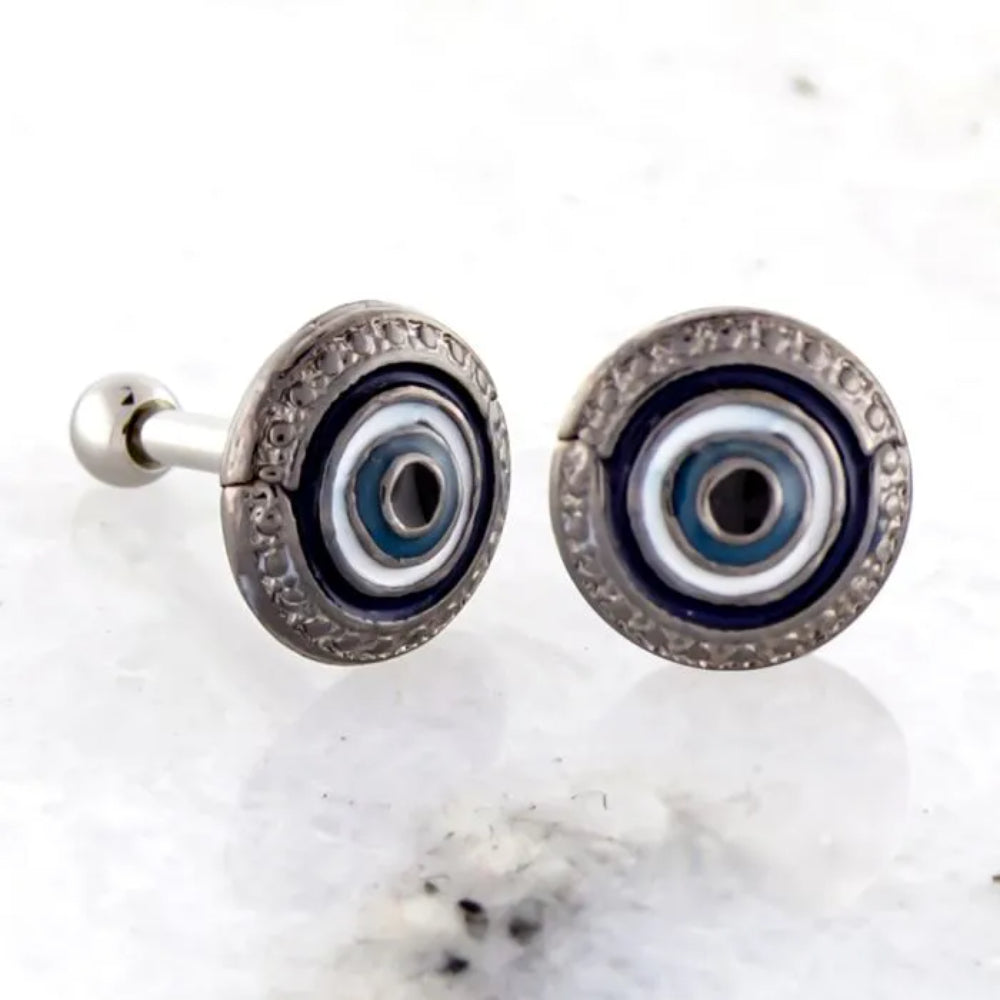 16g Barbell Evil Eye Jewelry Metal Mafia   