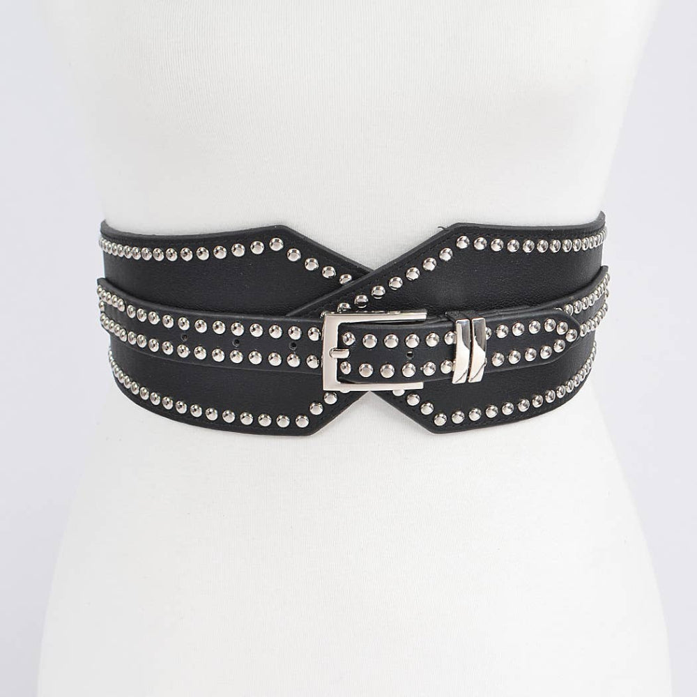 Cincher Belt with Studs Clothing 3AM   