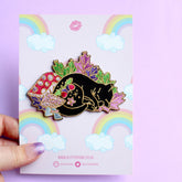 Fall Cat Embroidered Patch