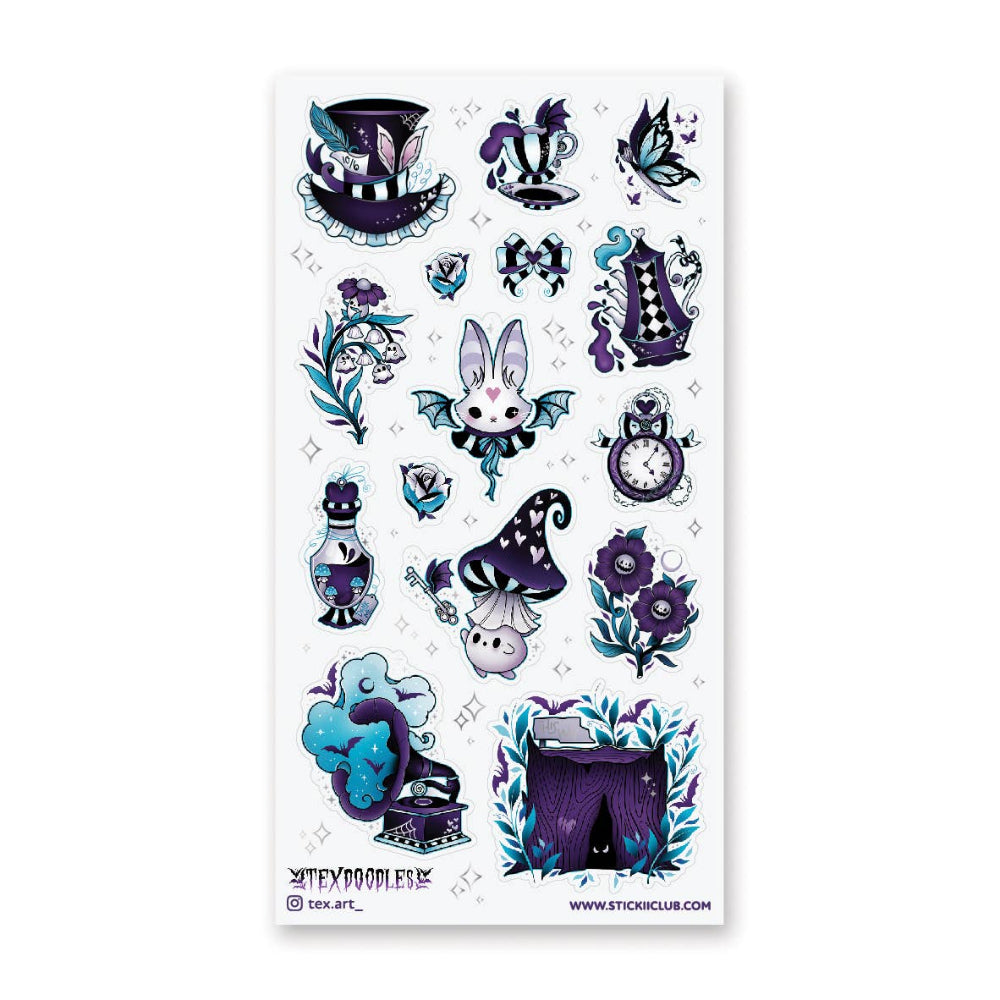 Dark Wonderland Sticker Sheet Sticker STICKII   