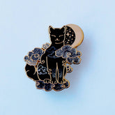 Cloud Cat Enamel Pin