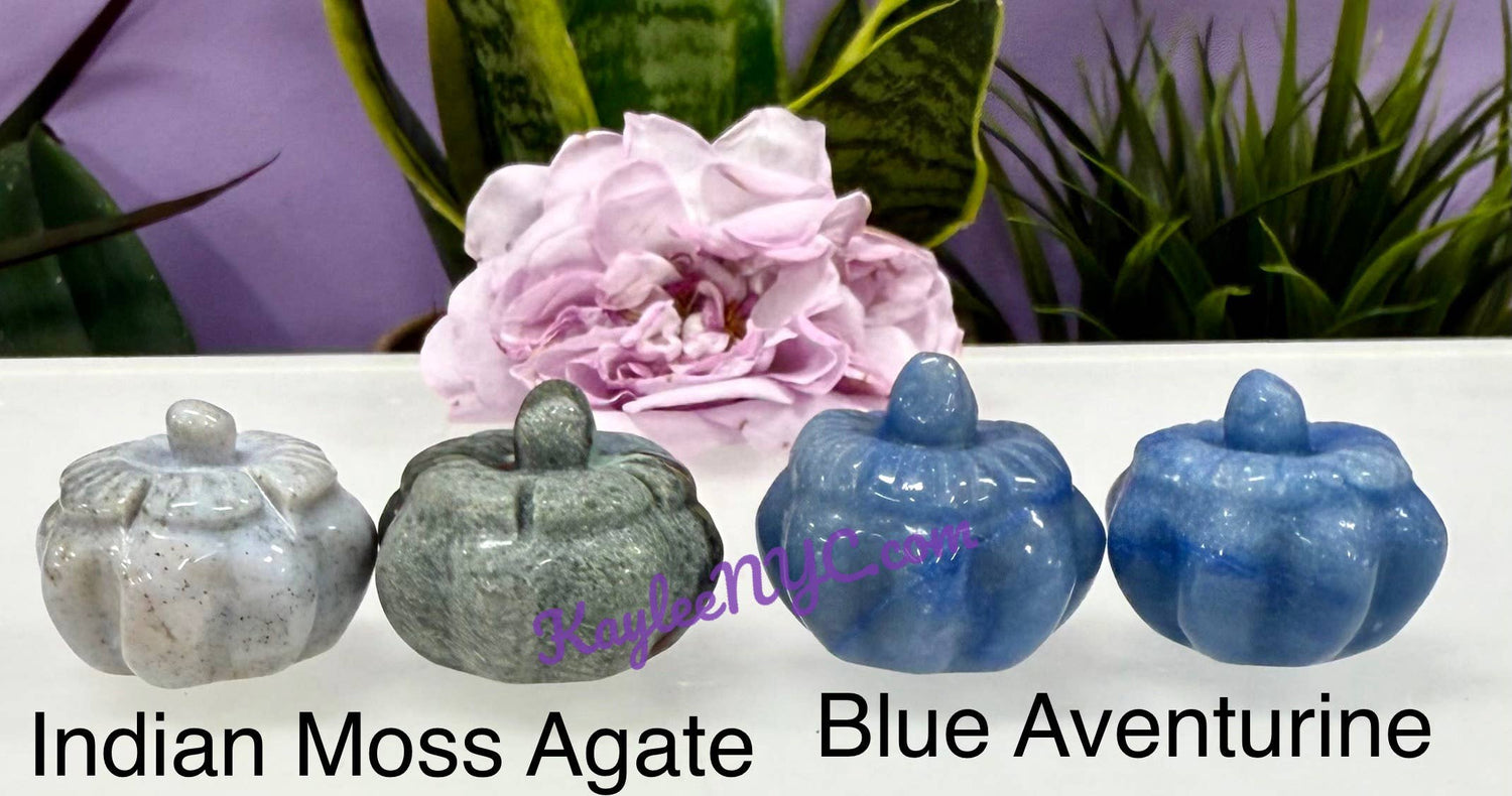 Assorted Stone Pumpkins