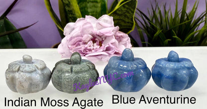 Assorted Stone Pumpkins