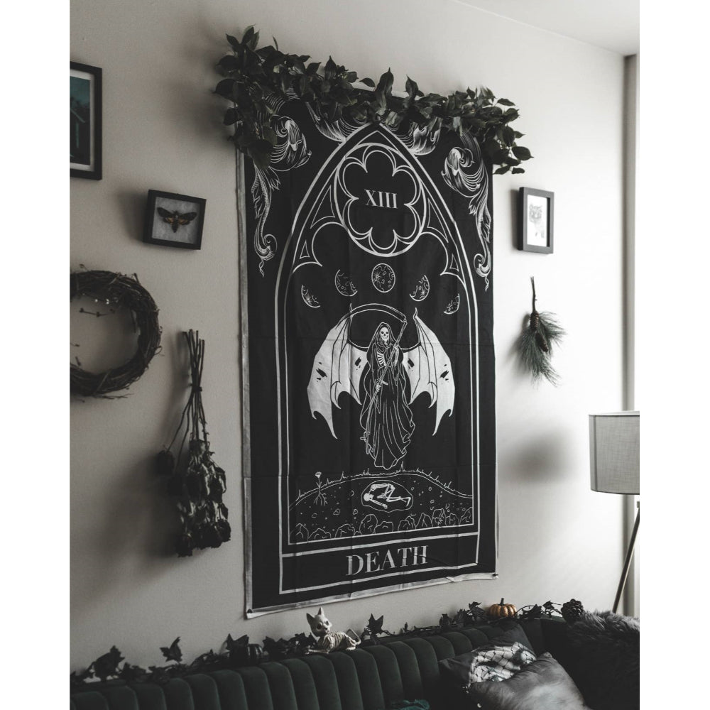 Death Tapestry Home Decor The Pretty Cult   