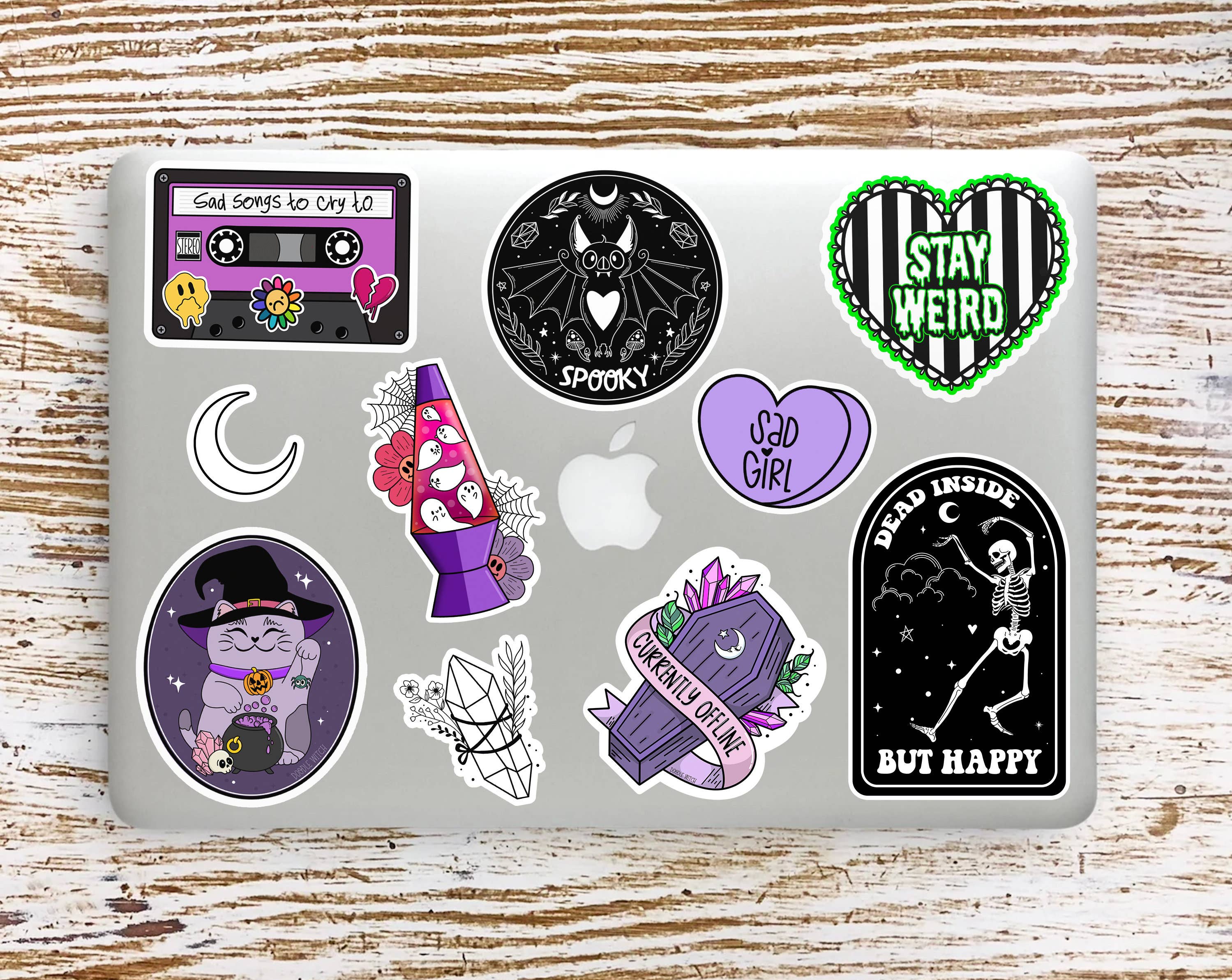 Spooky Gumball Machine Sticker, Halloween Stickers