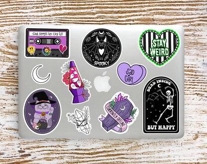 Spooky Gumball Machine Sticker, Halloween Stickers