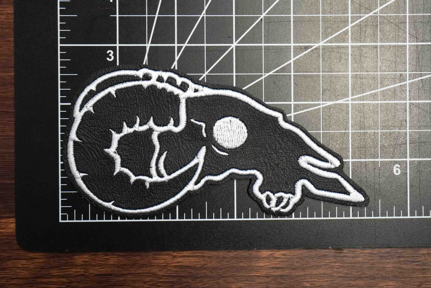 Ram Skull Iron-On Patch