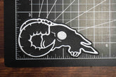 Ram Skull Iron-On Patch
