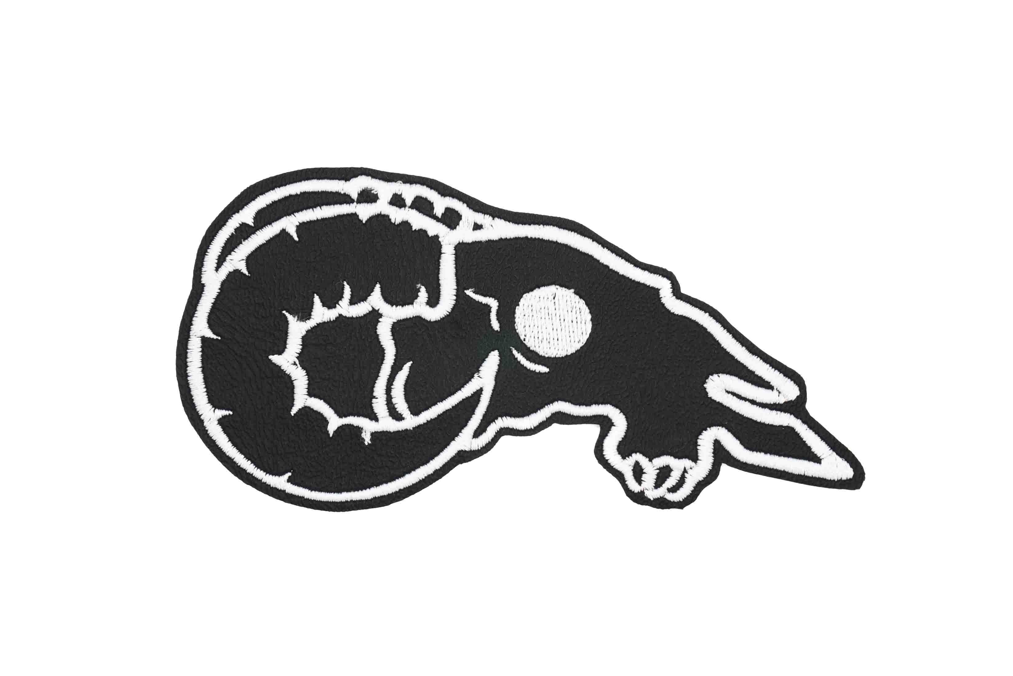 Ram Skull Iron-On Patch