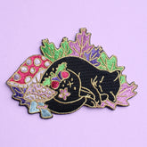 Fall Cat Embroidered Patch