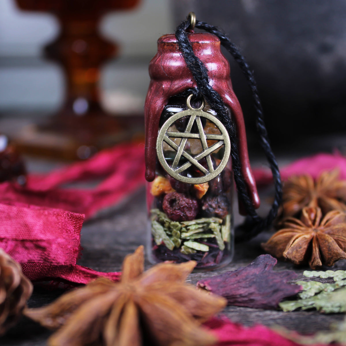 Yule Spell Jar Ornament