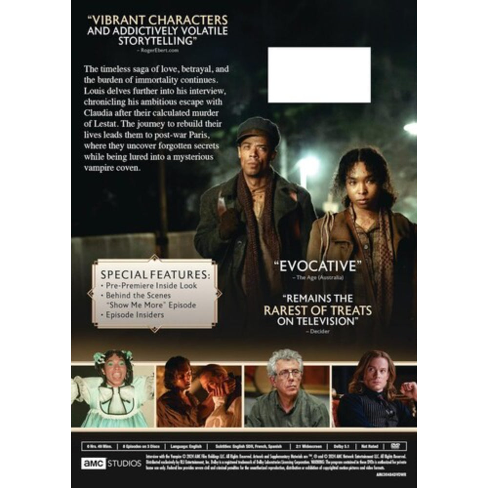 Interview With the Vampire Season 2 DVD