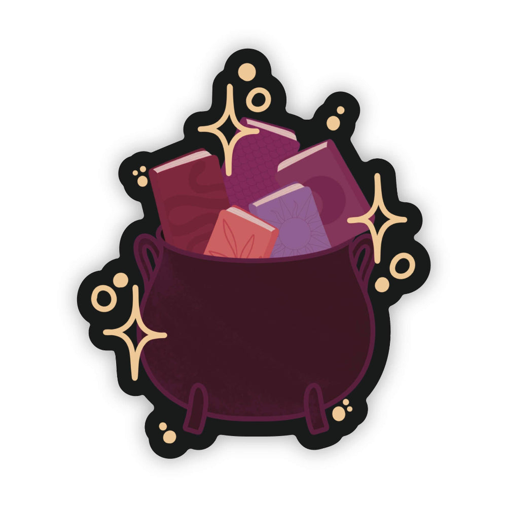 Cauldron Books Vinyl Sticker
