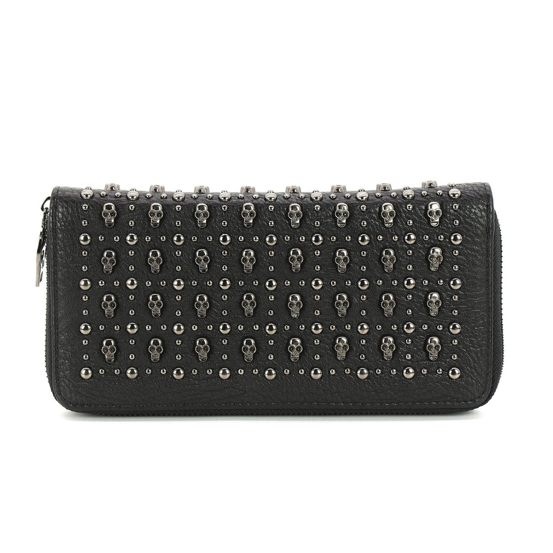 Skull Studs Wallet in Vinyl