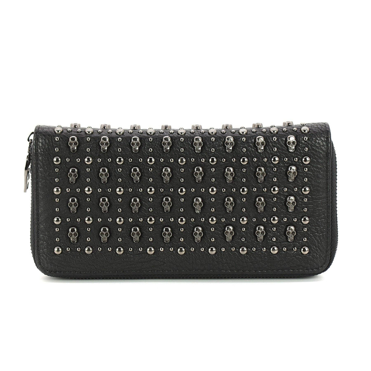 Skull Studs Wallet in Vinyl