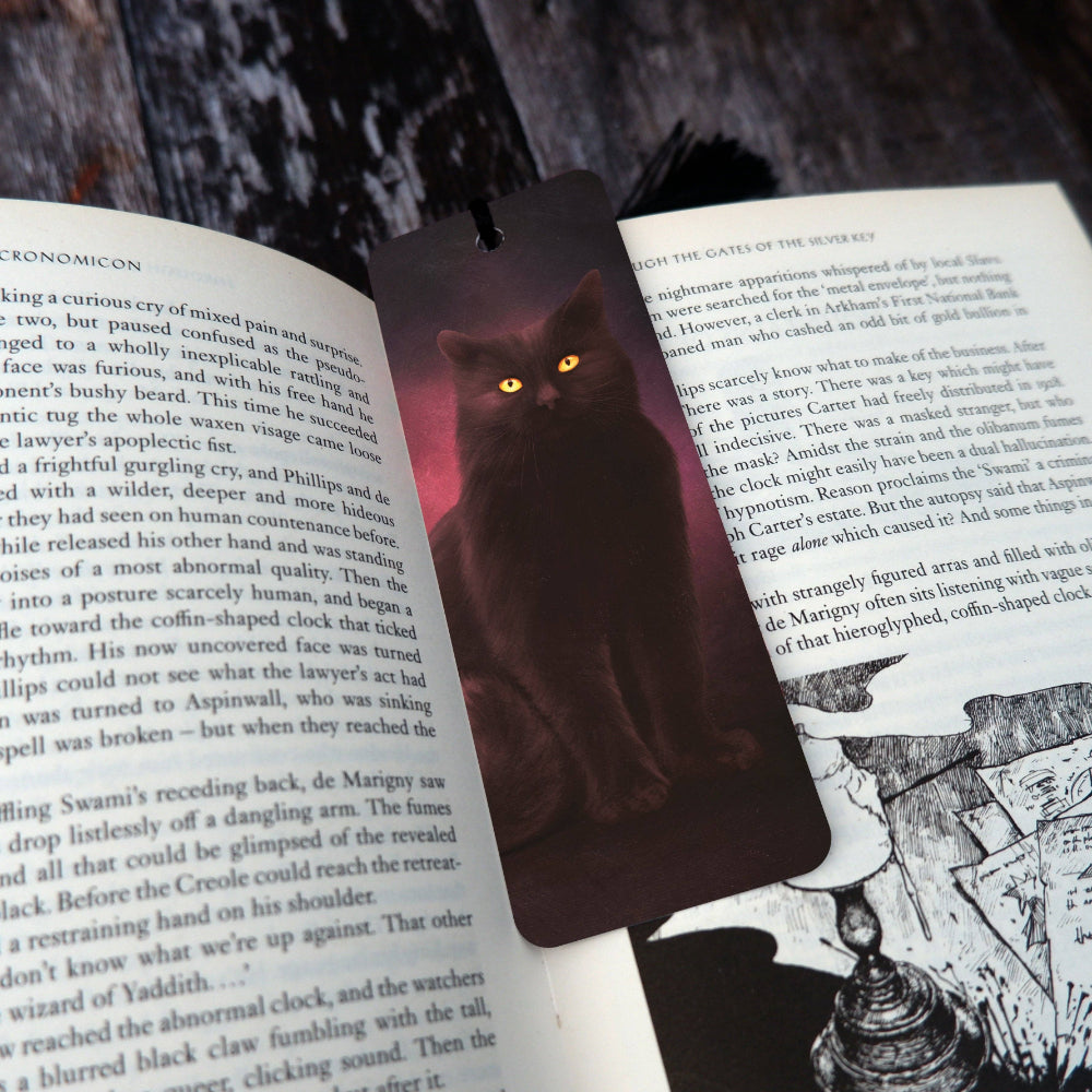 Shadow Cat Bookmark Stationery Print is Dead   