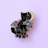 Cloud Cat Enamel Pin